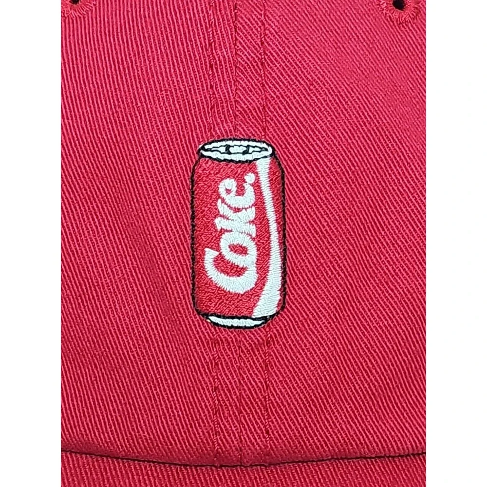 American Needle Coca Cola Drink Coke Can‎ Red Beverage Adjustable Adult Hat Cap
